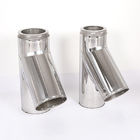 Insulated Black Pellet Stove Pipe Fittings Silver Color Twist Locking Connenction